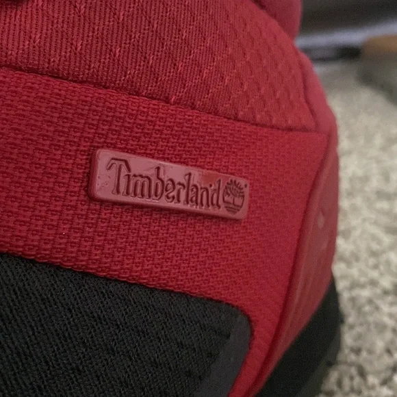 Men’s Timberland hiking boots RED BLACK - Picture 5 of 6